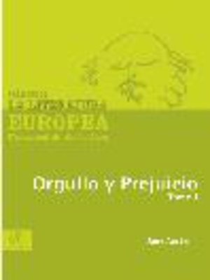 cover image of Orgullo y prejuicio, Tomo 1
